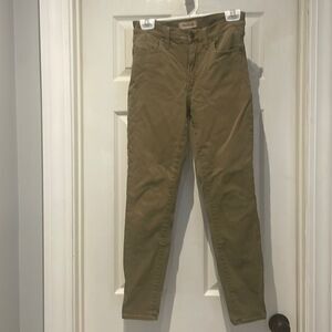 Madewell 9” hi riser skinny skinny jeans SZ 27